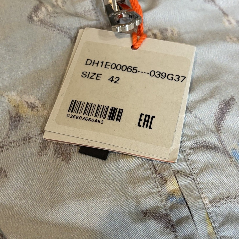 Santoni‎ Marco Zanini Runway Hooded Jacket Floral Windbreaker IT42 NWT Rare - Picture 6 of 12